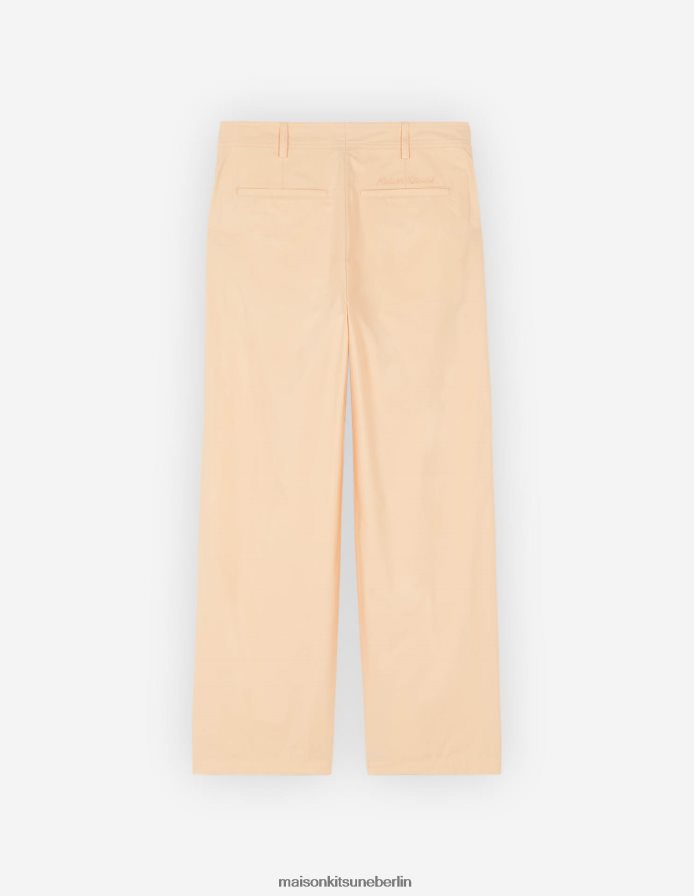 Kleidung V2DHL487 Pfirsich Frauen Kurze Hose mit einer Bundfalte Maison Kitsune