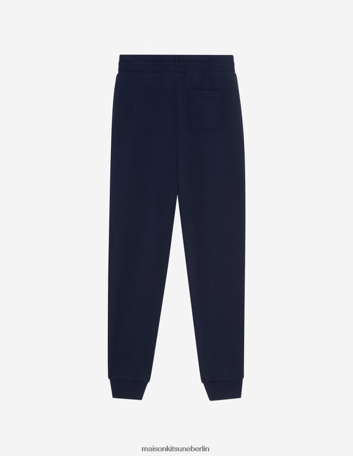 Kleidung V2DHL492 Marine Frauen Klassische Jogginghose mit dreifarbigem Fuchs-Patch Maison Kitsune