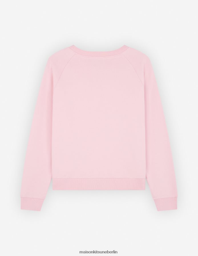 Kleidung V2DHL413 blasses Rosa Frauen Vintage-Sweatshirt von Palais Royal Maison Kitsune