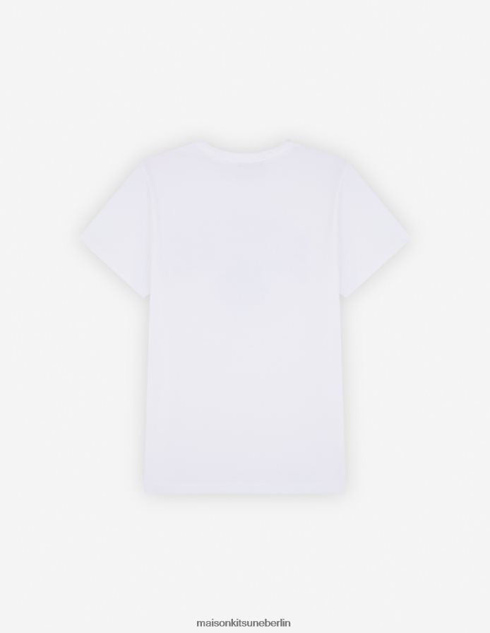 Kleidung V2DHL360 Weiß Frauen Klassisches T-Shirt von Campus Fox Maison Kitsune