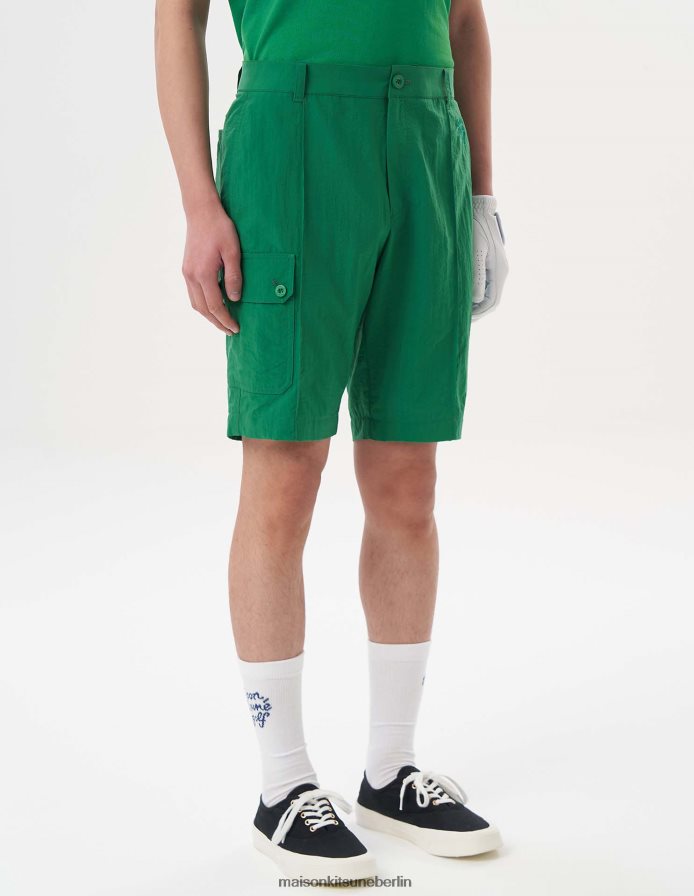 Kleidung V2DHL303 dunkelgrün Männer Profile Fox Cargohose Maison Kitsune