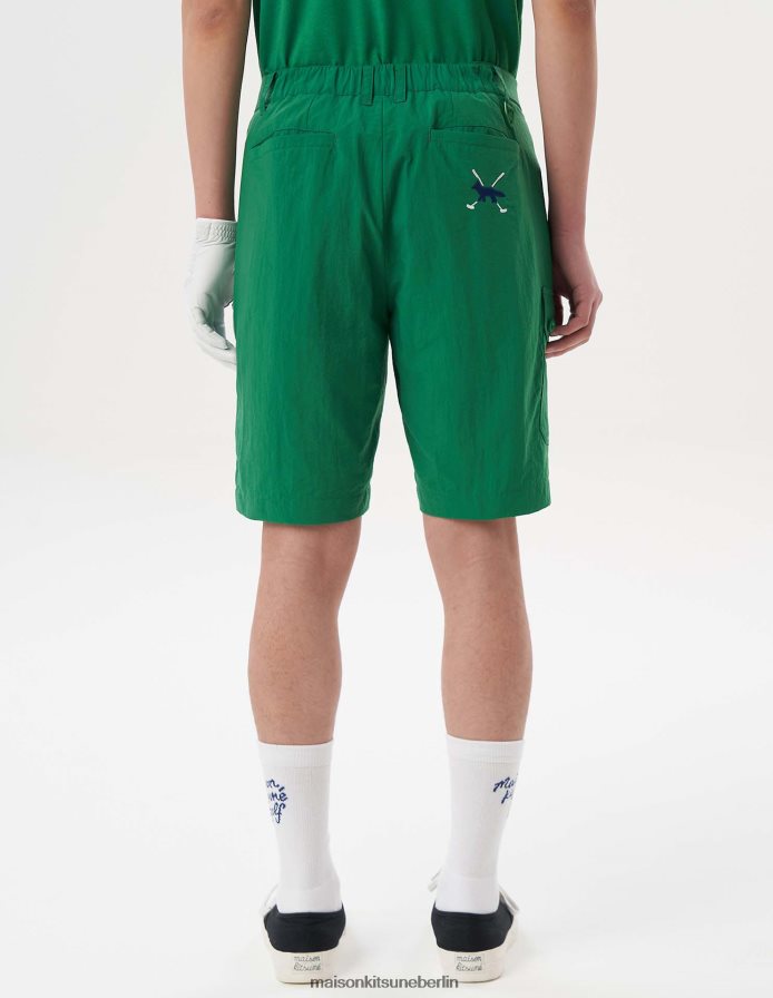 Kleidung V2DHL303 dunkelgrün Männer Profile Fox Cargohose Maison Kitsune