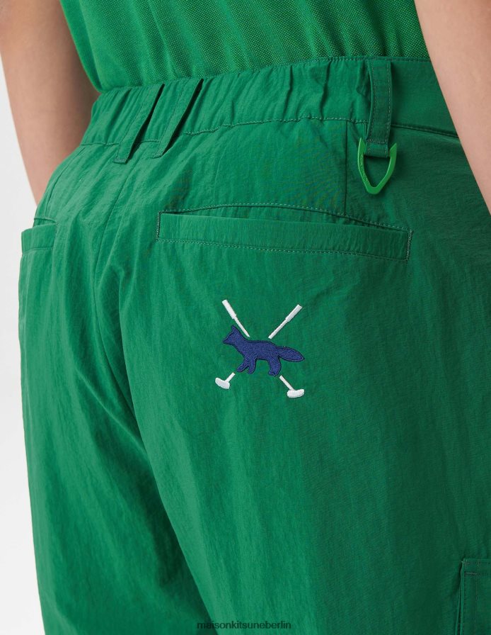 Kleidung V2DHL303 dunkelgrün Männer Profile Fox Cargohose Maison Kitsune