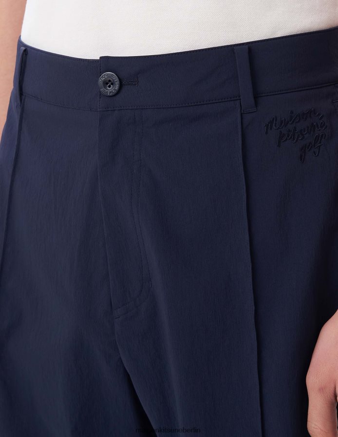 Kleidung V2DHL306 dunkles Marineblau Männer Profile Fox Cargohose Maison Kitsune