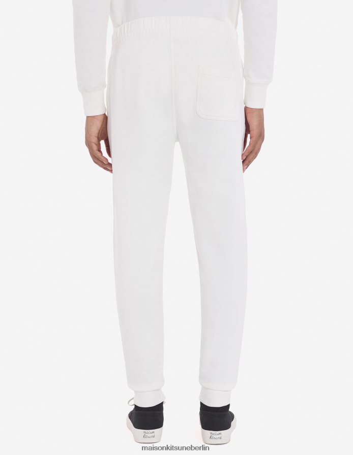 Kleidung V2DHL310 naturfarben Männer Klassische Jogginghose mit Fox-Patch von Chillax Maison Kitsune