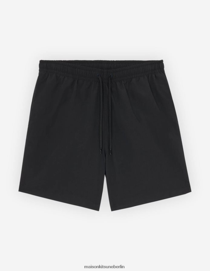 Kleidung V2DHL291 Schwarz Männer Badehose Maison Kitsune