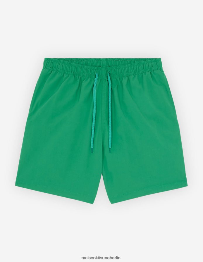 Kleidung V2DHL292 Gras-Grün Männer Badehose Maison Kitsune