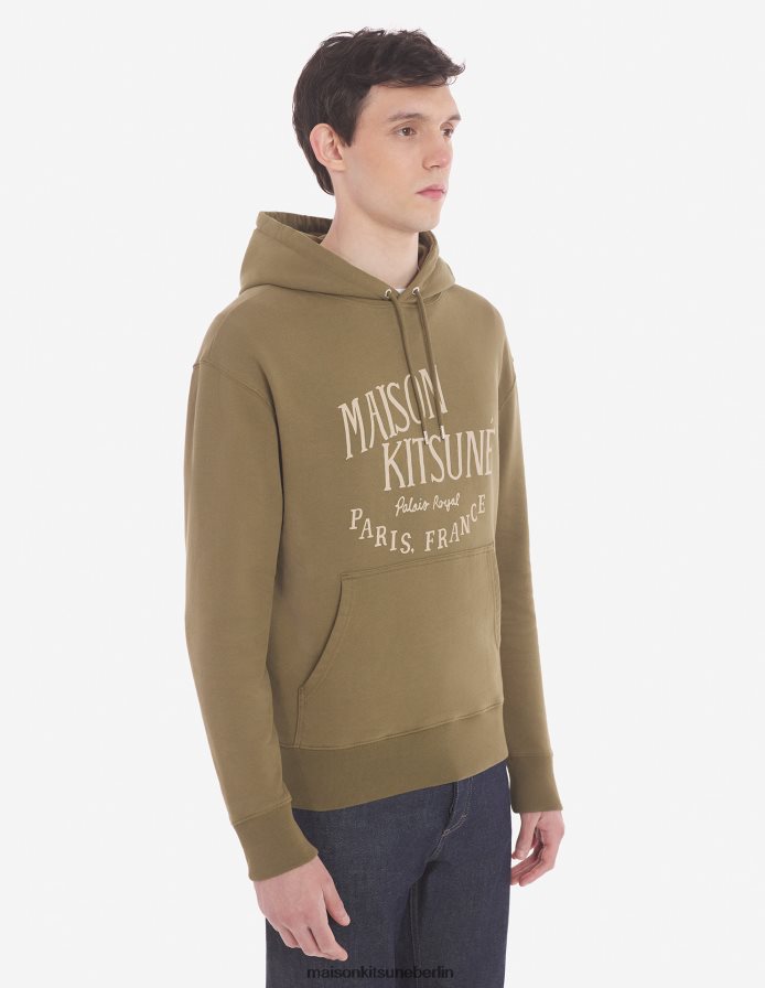 Kleidung V2DHL136 khaki Männer Palais Royal klassischer Kapuzenpullover Maison Kitsune