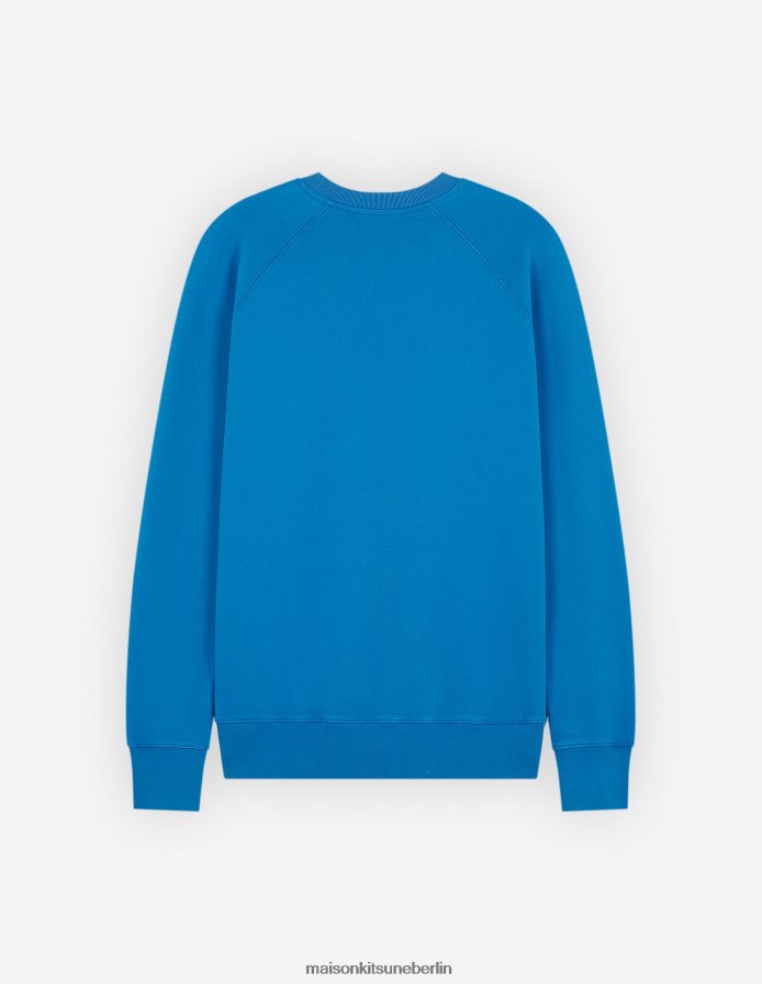 Kleidung V2DHL138 Saphir Männer Klassisches Palais Royal-Sweatshirt Maison Kitsune