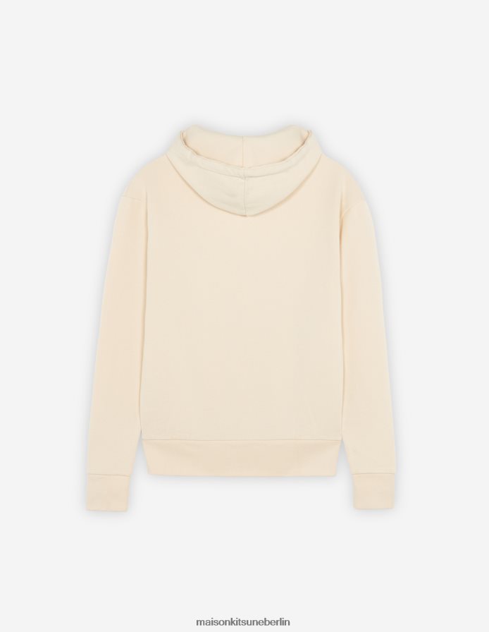 Kleidung V2DHL179 Latté Männer Kapuzenpullover Café Kitsune neu Maison Kitsune