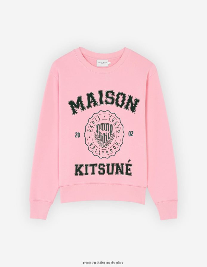 Kleidung V2DHL207 Erdbeere Männer Bequemes College-Sweatshirt Maison Kitsune