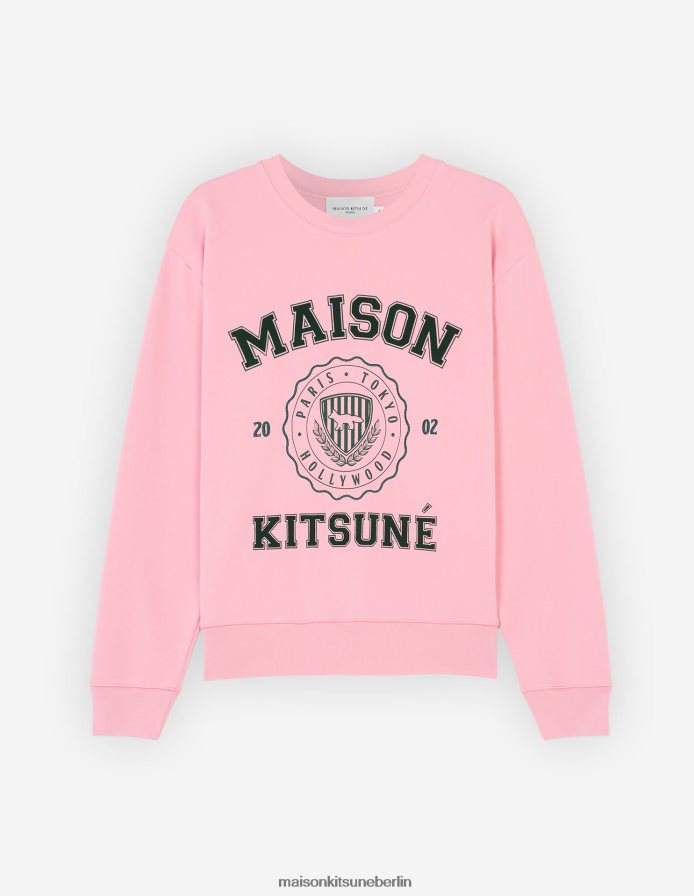 Kleidung V2DHL216 Erdbeere Männer Bequemes College-Sweatshirt Maison Kitsune