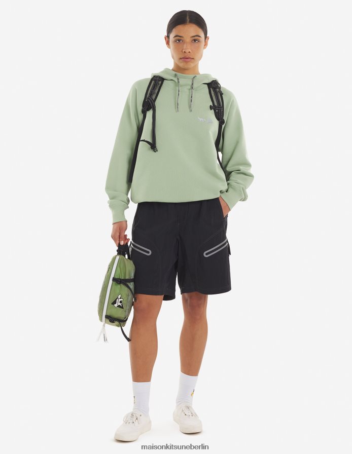 Kleidung V2DHL219 hellgrün Männer MK X und Wander trockener Baumwoll-Sweatshirt Maison Kitsune