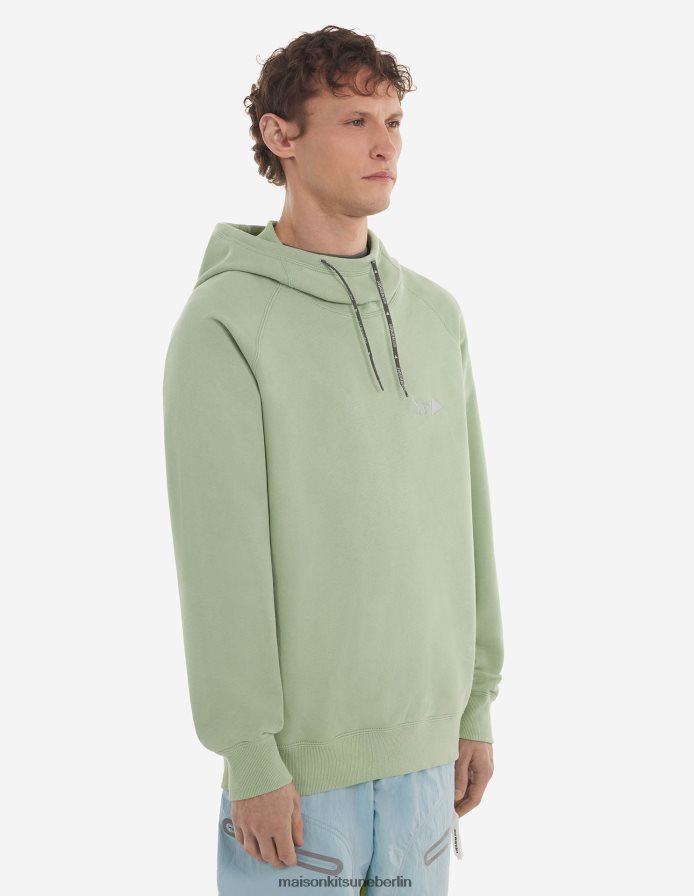 Kleidung V2DHL219 hellgrün Männer MK X und Wander trockener Baumwoll-Sweatshirt Maison Kitsune