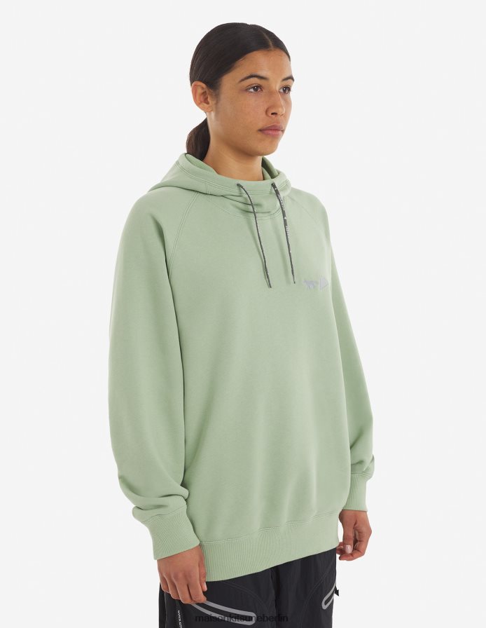 Kleidung V2DHL219 hellgrün Männer MK X und Wander trockener Baumwoll-Sweatshirt Maison Kitsune