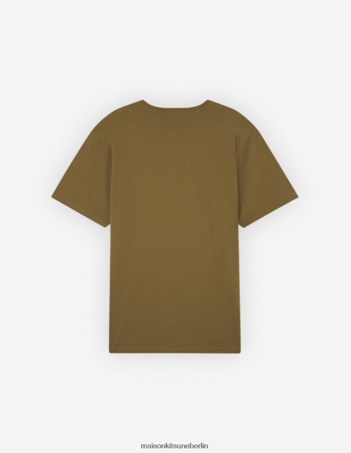 Kleidung V2DHL21 khaki Männer Palais Royal klassisches T-Shirt Maison Kitsune