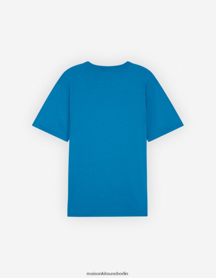 Kleidung V2DHL22 Saphir Männer Palais Royal klassisches T-Shirt Maison Kitsune