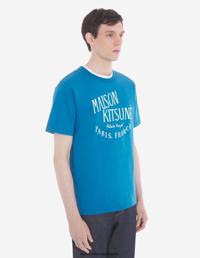 Kleidung V2DHL22 Saphir Männer Palais Royal klassisches T-Shirt Maison Kitsune