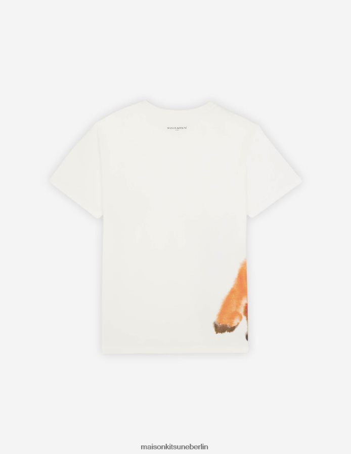 Kleidung V2DHL61 Weiß Männer MK x Rop Van Mierlo Fox entspanntes T-Shirt Maison Kitsune
