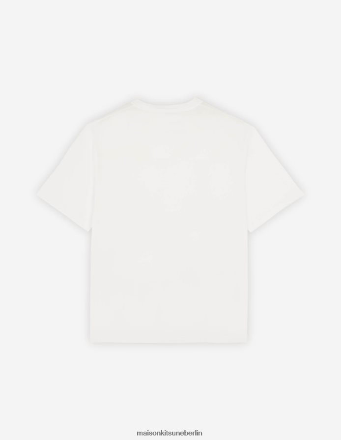Kleidung V2DHL69 Aquarelldruck Männer MK x Rop Van Mierlo Fox Easy T-Shirt Maison Kitsune