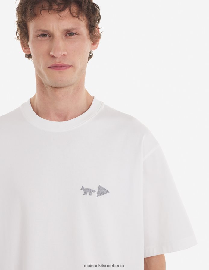 Kleidung V2DHL76 cremefarben Männer MK X und Wander Dry Baumwoll-T-Shirt 1 Maison Kitsune