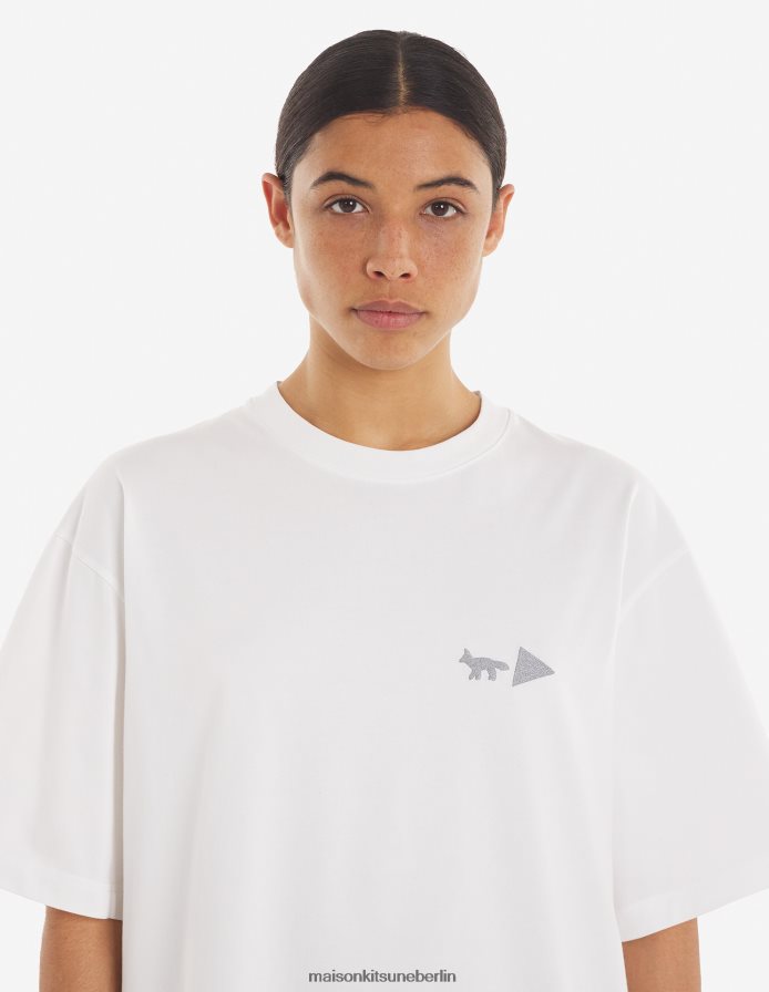 Kleidung V2DHL76 cremefarben Männer MK X und Wander Dry Baumwoll-T-Shirt 1 Maison Kitsune