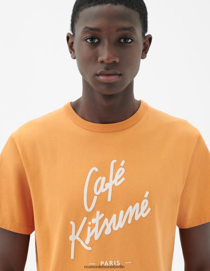 Kleidung V2DHL81 Fuchs Männer Café Kitsune klassisches T-Shirt Maison Kitsune