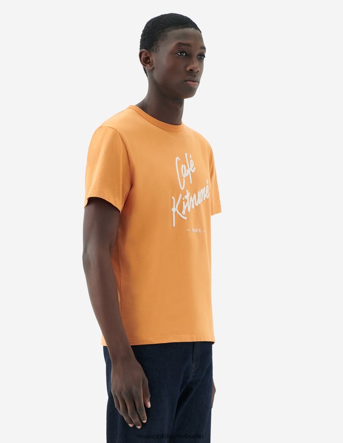 Kleidung V2DHL81 Fuchs Männer Café Kitsune klassisches T-Shirt Maison Kitsune