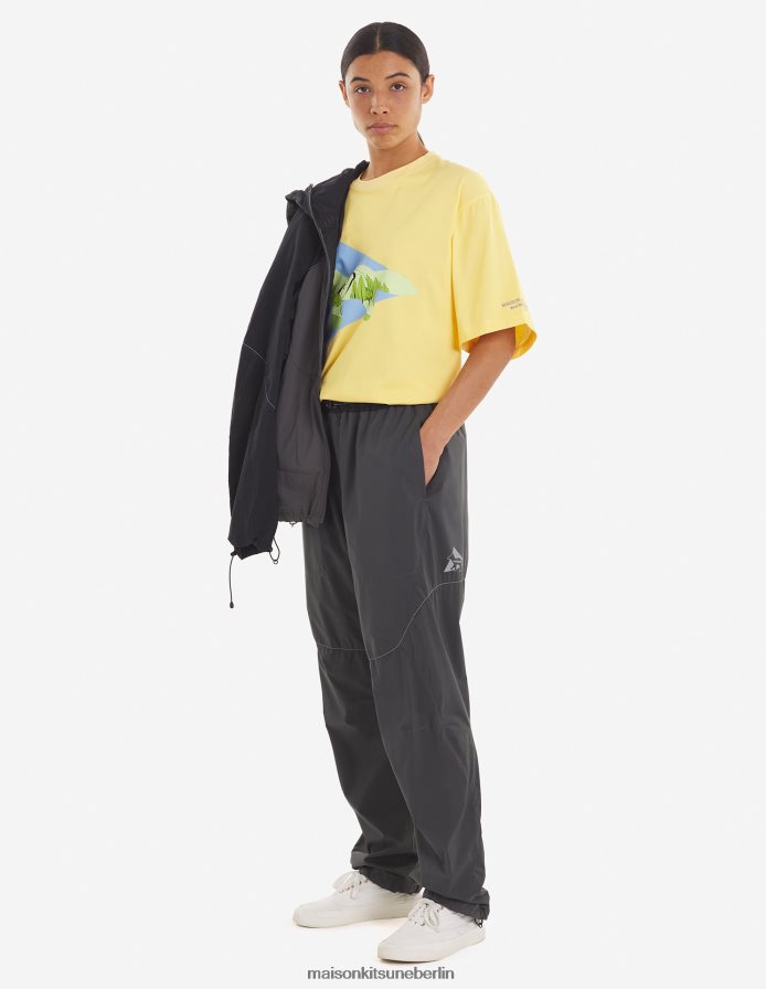 Kleidung V2DHL88 Gelb Männer MK X und Wander Dry Baumwoll-T-Shirt 2 Maison Kitsune