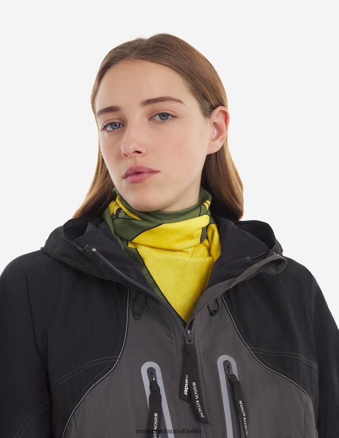 Zubehörteil V2DHL607 khaki unisex mk x und wandern bandana Maison Kitsune