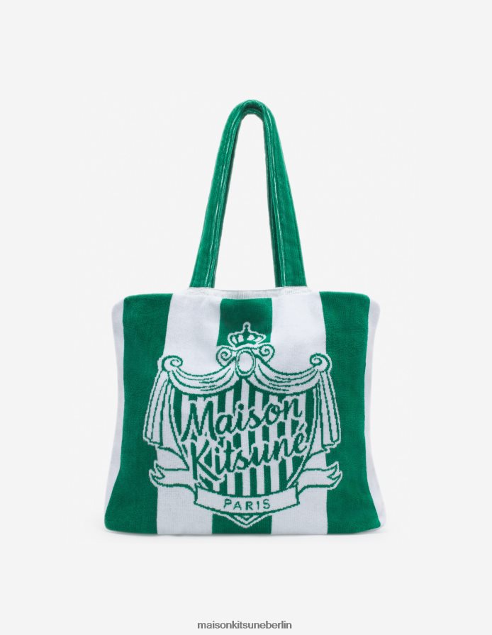 Zubehörteil V2DHL610 Multico-Design unisex Strandtuch mit Streifen am Pool Maison Kitsune