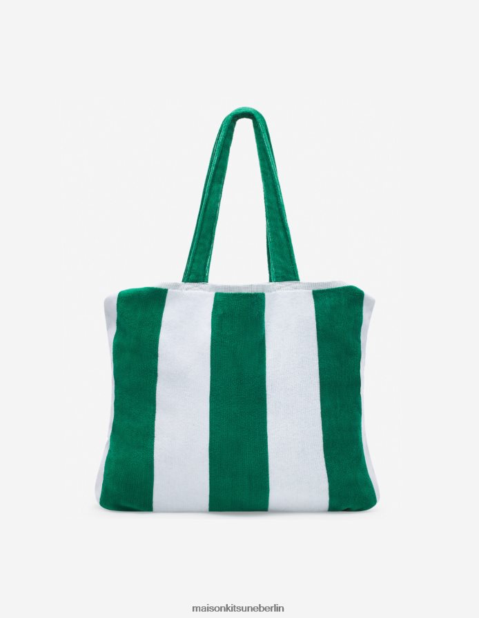 Zubehörteil V2DHL610 Multico-Design unisex Strandtuch mit Streifen am Pool Maison Kitsune