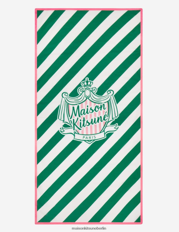 Zubehörteil V2DHL614 Multico-Design unisex Pareo mit Streifen am Pool Maison Kitsune