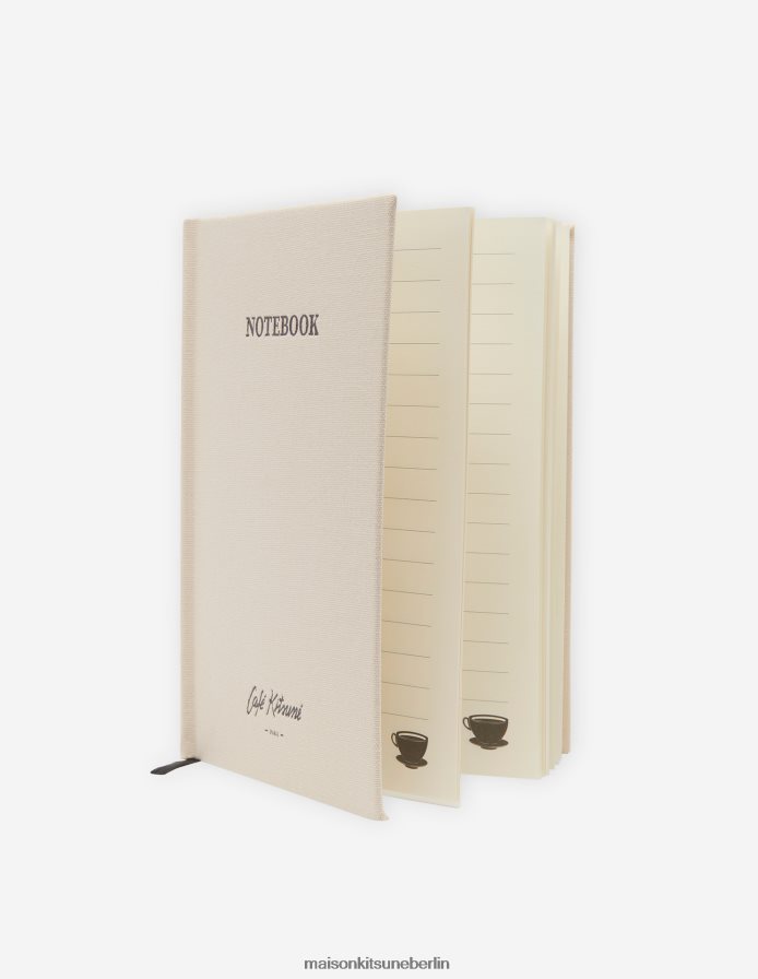 Zubehörteil V2DHL622 Latté unisex Notizbuch Café Kitsune Maison Kitsune