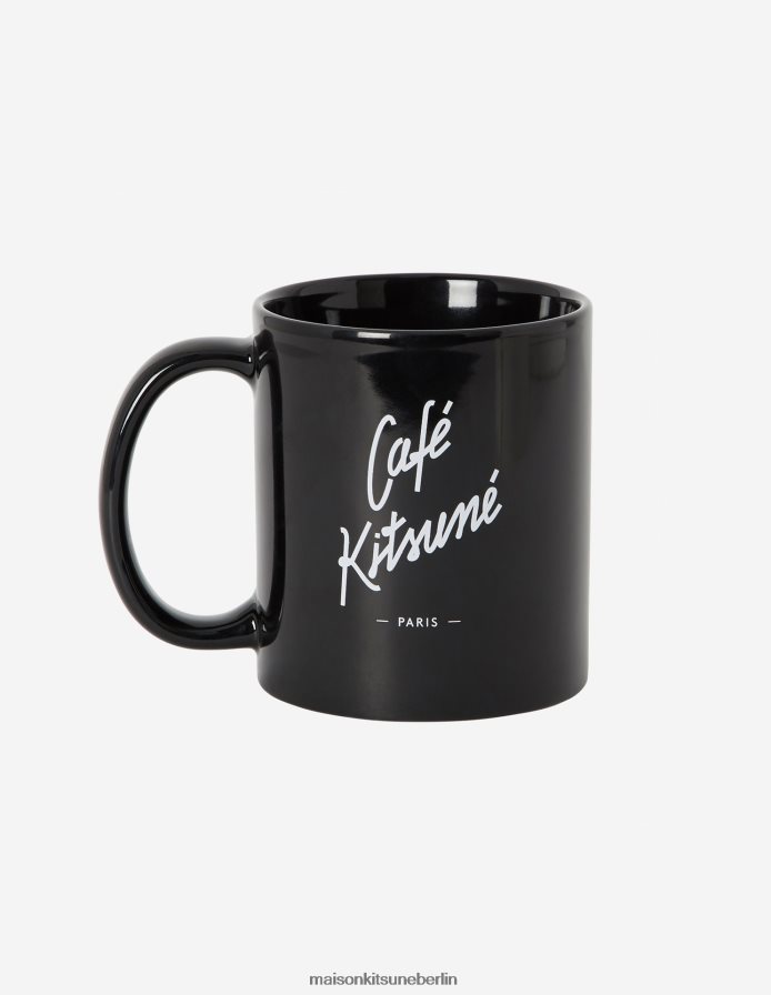 Zubehörteil V2DHL626 Schwarz unisex Tasse Café Kitsune Maison Kitsune