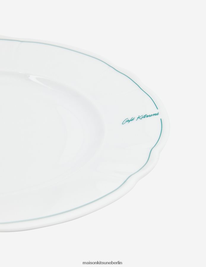 Zubehörteil V2DHL643 Grün unisex Mozart Dessertteller 21cm mit Verpackung Maison Kitsune