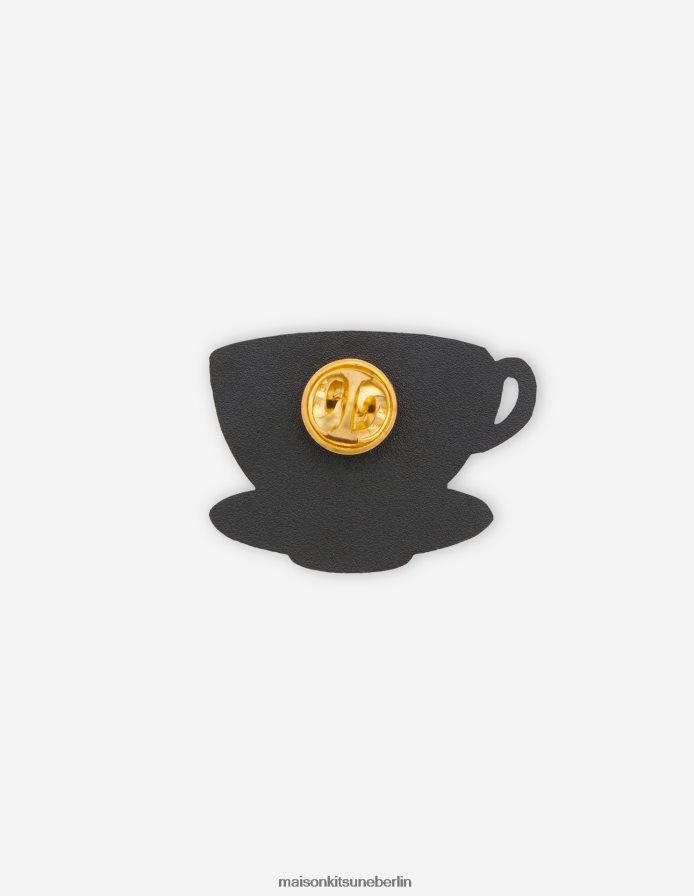 Zubehörteil V2DHL645 Schwarz unisex Pins Café Kitsune Tasse Maison Kitsune