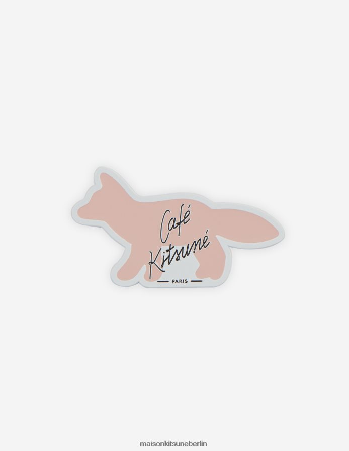 Zubehörteil V2DHL646 Architekturrosa unisex Profil Fuchs Café Kitsune Magnet Maison Kitsune