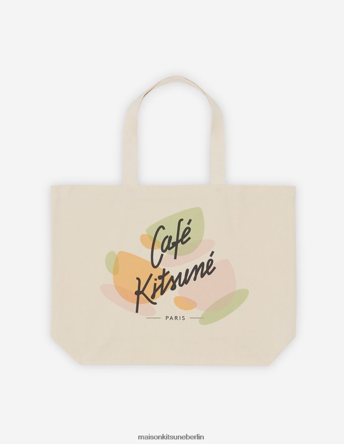 Zubehörteil V2DHL651 Latté unisex Tasse Café Kitsune Einkaufstasche Maison Kitsune