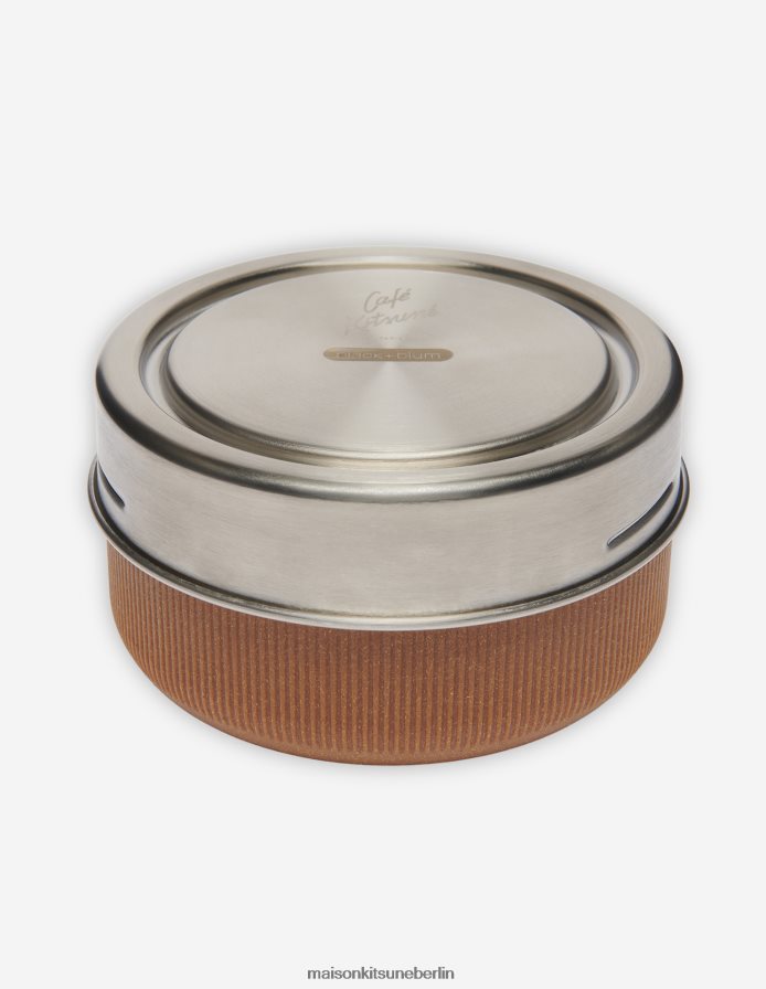 Zubehörteil V2DHL657 orange unisex Glas-Lunchschüssel Maison Kitsune