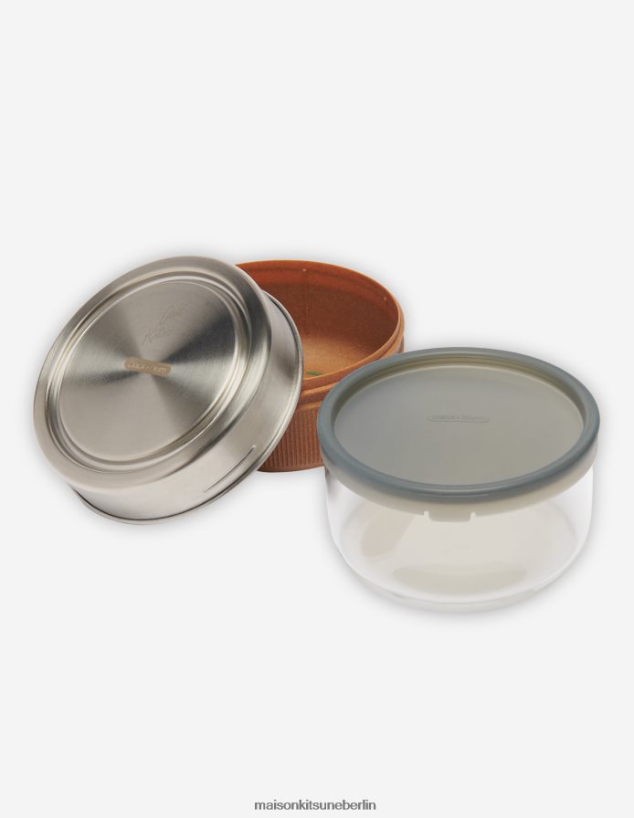 Zubehörteil V2DHL657 orange unisex Glas-Lunchschüssel Maison Kitsune