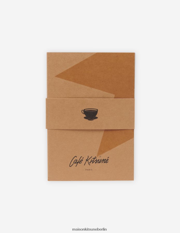 Zubehörteil V2DHL659 keine Farbe unisex Notizbücher aus Kraftpapier, 3er-Set Maison Kitsune