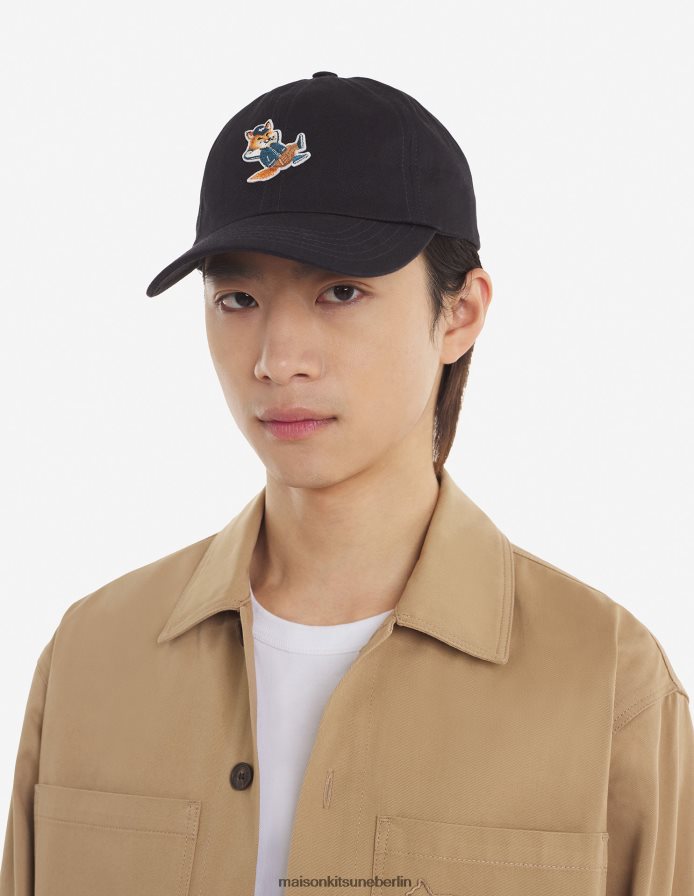 Zubehörteil V2DHL555 Marine unisex gekleidete Fuchs 6p Mütze Maison Kitsune