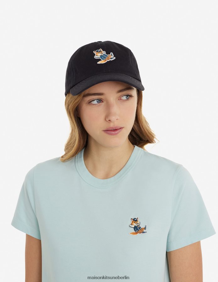Zubehörteil V2DHL555 Marine unisex gekleidete Fuchs 6p Mütze Maison Kitsune