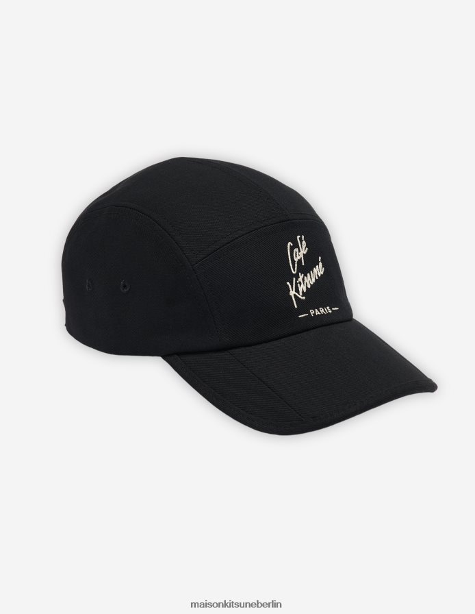 Zubehörteil V2DHL558 Schwarz unisex Café Kitsune 5p Kappe Maison Kitsune