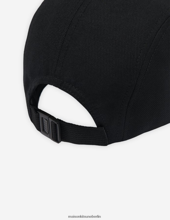 Zubehörteil V2DHL558 Schwarz unisex Café Kitsune 5p Kappe Maison Kitsune