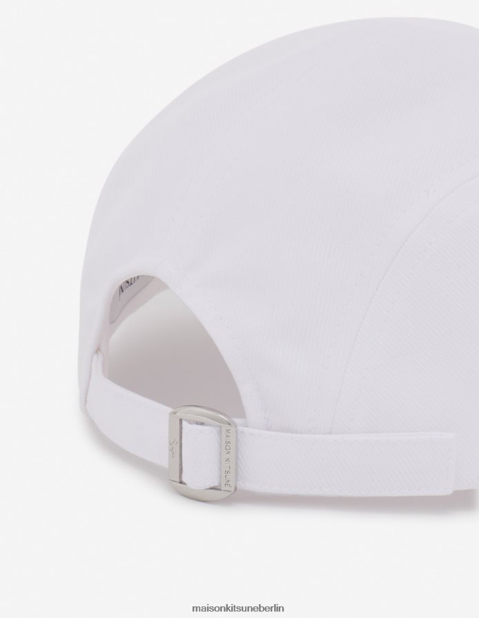 Zubehörteil V2DHL564 Weiß unisex Mini-Handschrift 5p-Kappe Maison Kitsune