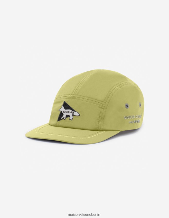 Zubehörteil V2DHL565 hellgrün unisex mk x und wander cap Maison Kitsune