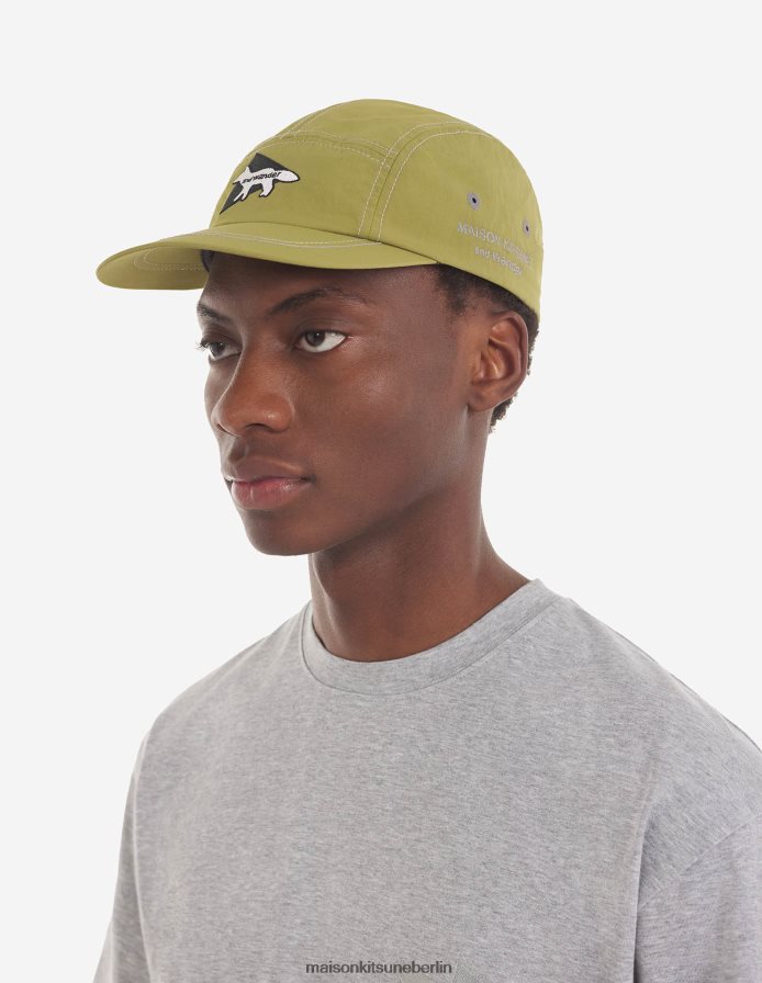Zubehörteil V2DHL565 hellgrün unisex mk x und wander cap Maison Kitsune