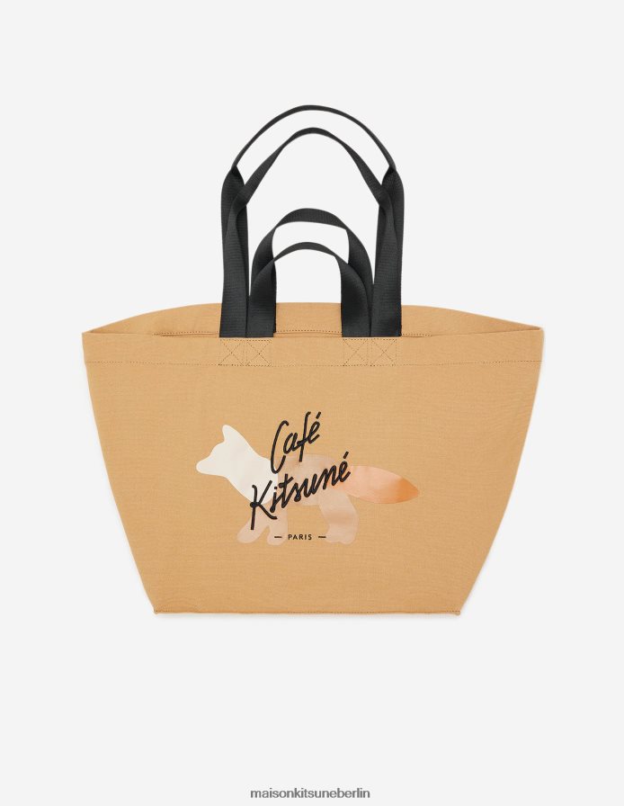 Zubehörteil V2DHL510 Eiskaffee unisex Café-Doppeltragetasche Maison Kitsune